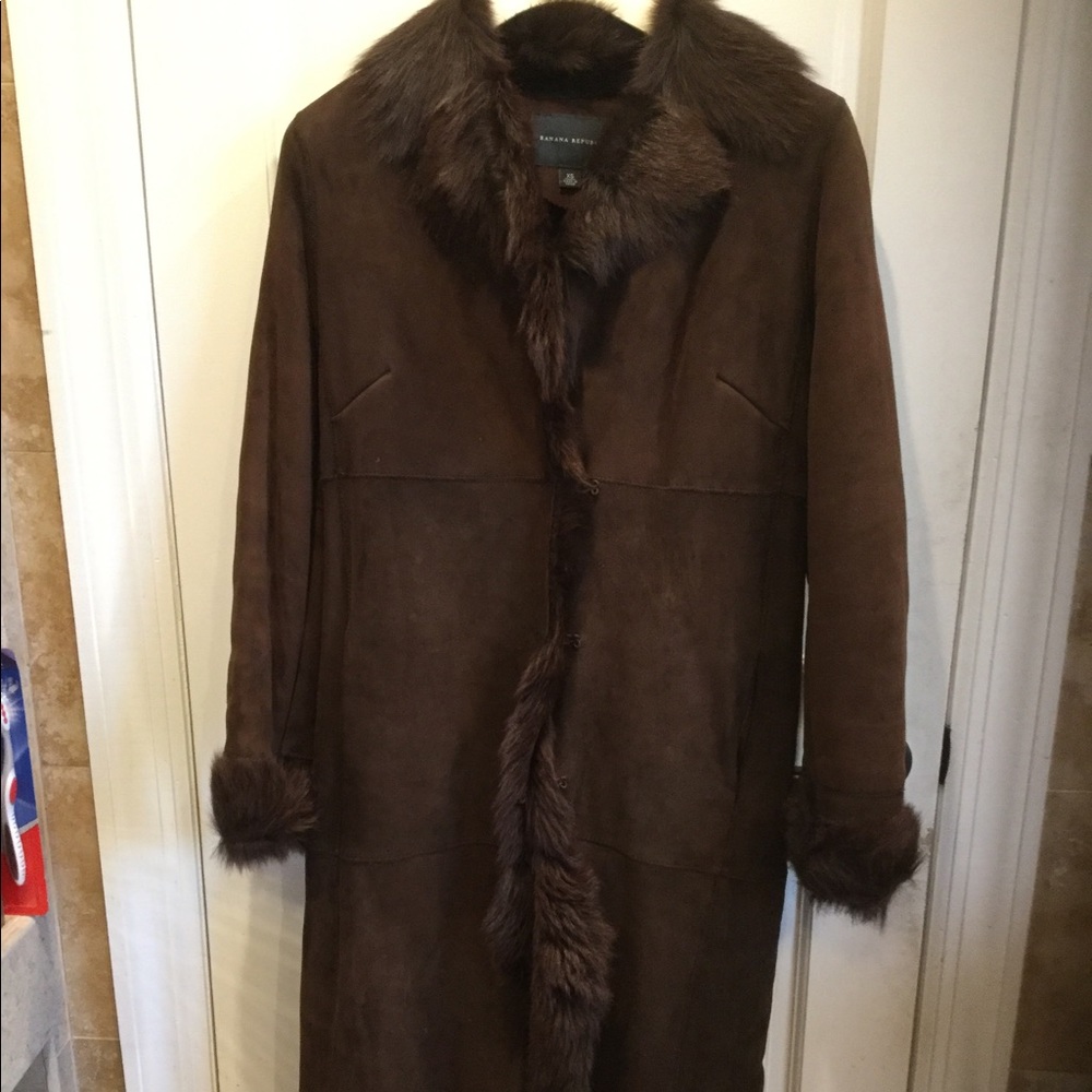 Banana Republic Shearling  coat XS